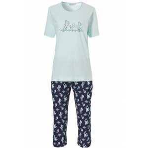 Pastunette Pastunette dames shortama 3/4 broek Cactus Pastunette Pastunette dames shortama 3/4 broek Cactus