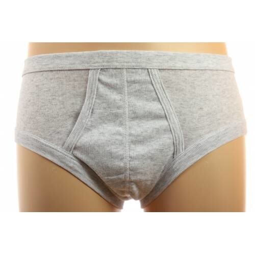 HL-tricot HL-tricot slip met voorsluiting, zwart / grijs HL-tricot HL-tricot slip met voorsluiting, zwart / grijs