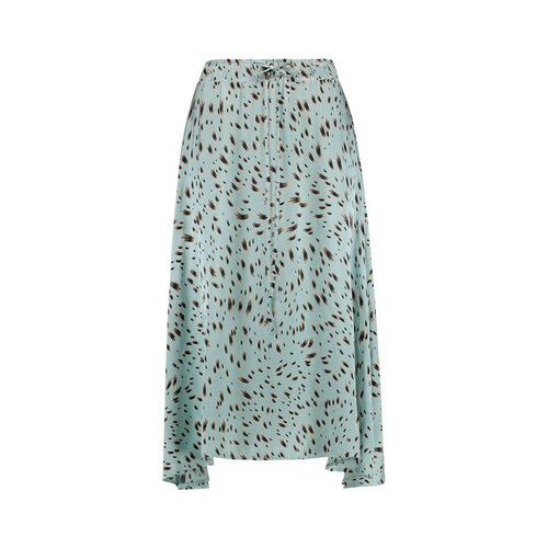 Aaiko Aaiko Skirt Myran Animal Sage Green - M