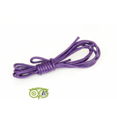 Waxkoord 1.5 mm Paars / Purple 1,2 mtr 