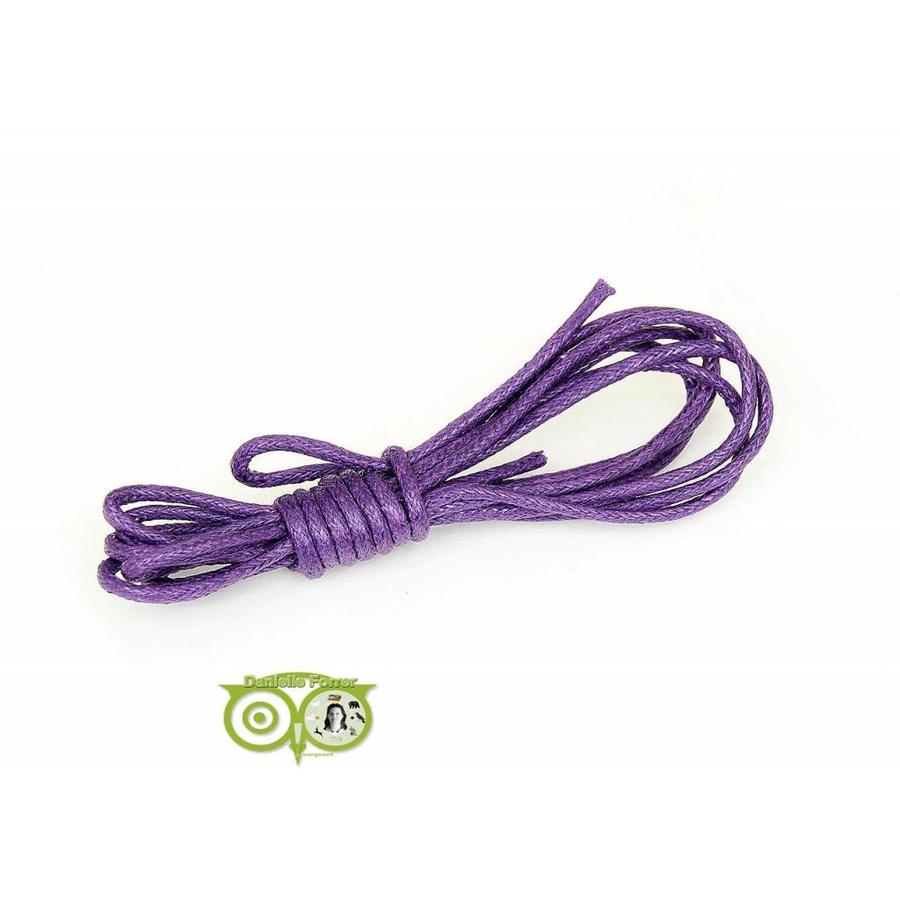 Waxkoord 1.5 mm Paars / Purple 1,2 mtr-1