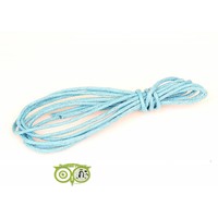 thumb-Waxkoord 1.5 mm Donker Aquamarine Blauw 1,2 mtr.-1