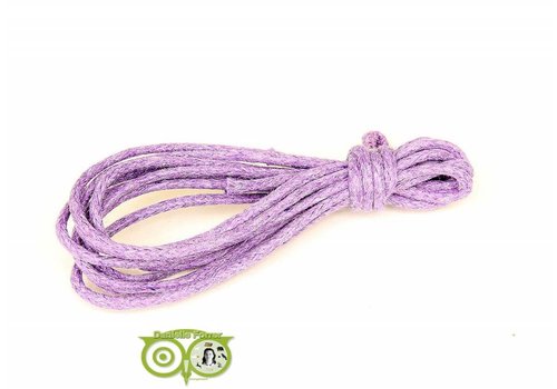 Waxkoord 1.5 mm Violet-Lila 1,2 mtr. 