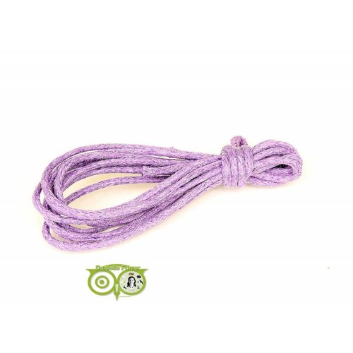 Waxkoord 1.5 mm Violet-Lila 1,2 mtr. 