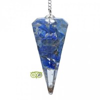 thumb-Orgon Pendel Lapis Lazuli - facet geslepen-1