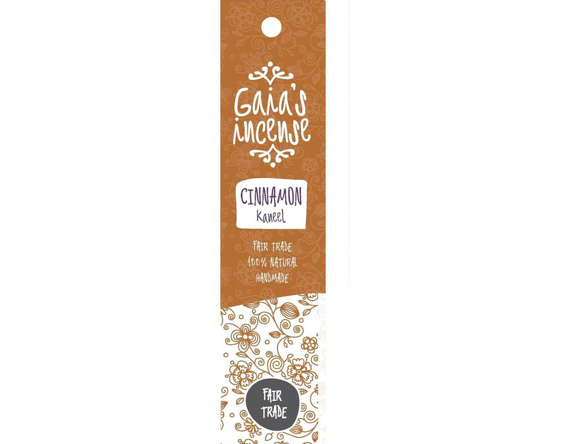 Gaia Incense Natuurlijk wierook Cinnamon - Kaneel | Edelstenen Webwinkel - Webshop Danielle Forrer