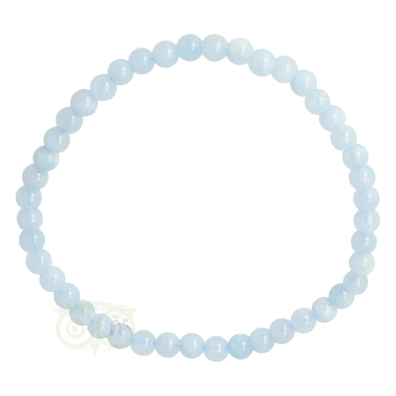 Armband aquamarijn - 19 cm