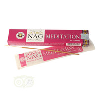 Wierooksticks Golden Nag Meditation - 12 Sticks