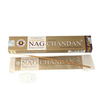 Wierooksticks Golden Nag Chandan - 12 Sticks