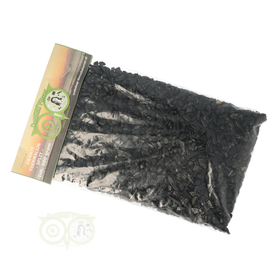 Zwarte Toermalijn - Split -  500 gram - edelstenen voordeel-1