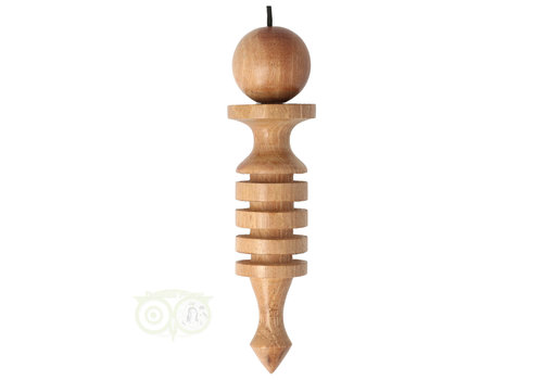 Pendel hout XL 12,5 cm 