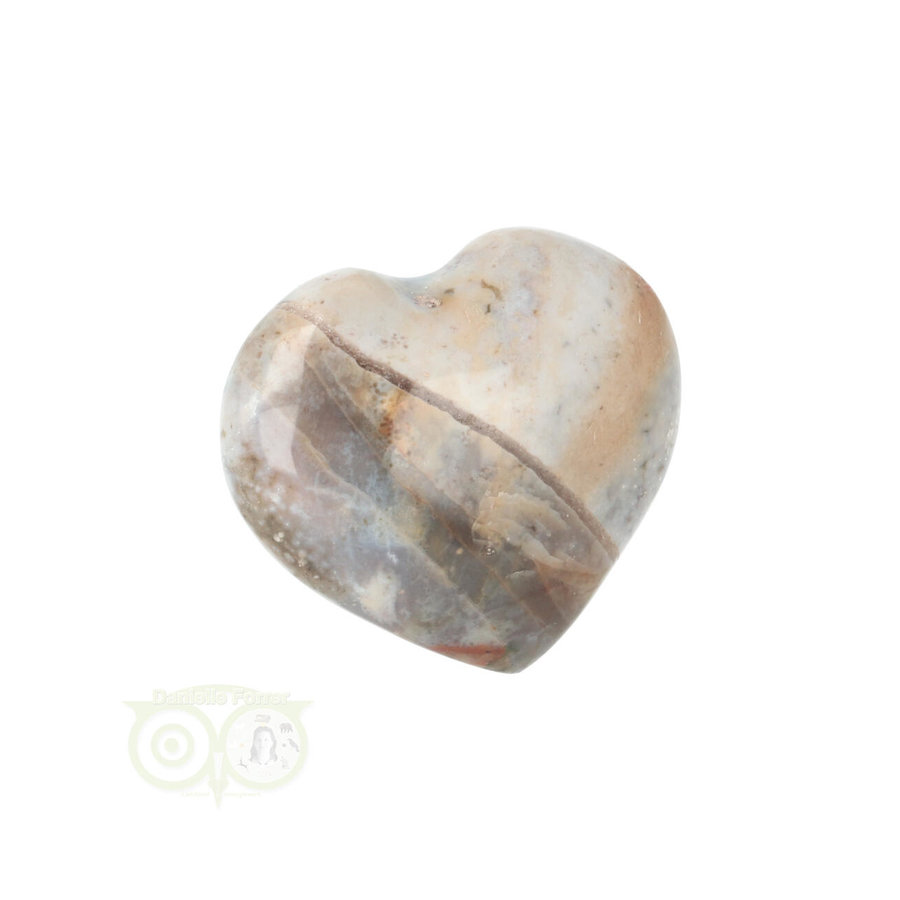 Oceaan Jaspis hart ± 3 cm Nr 14 - 21 gram-4