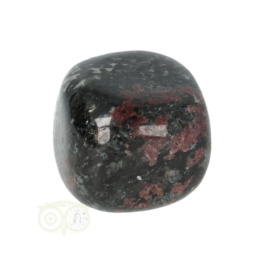 Granaat in Biotiet trommelsteen Nr 25 - 21 gram-1