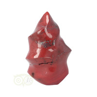 thumb-Rode Jaspis vlam sculptuur Nr 7 - 373 gram  - Madagaskar-4