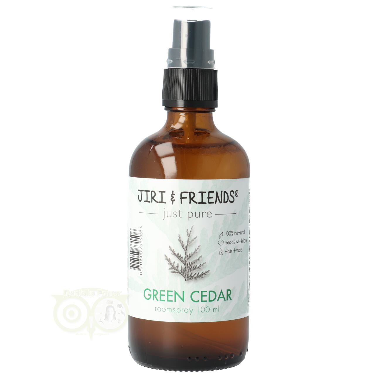 Jiri & Friends AROMATHERAPY SPRAY GREEN CEDAR Jiri & Friends