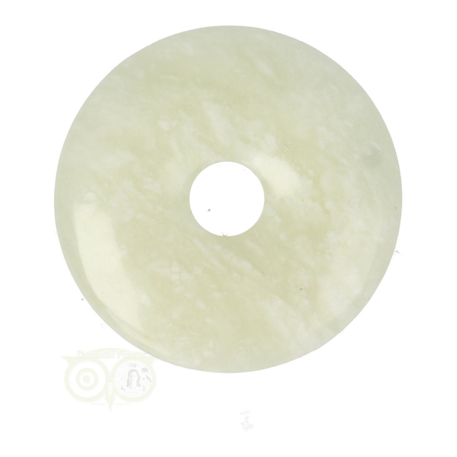 Serpentijn ( New Jade )  Donut Nr 3 - Ø 4  cm-3