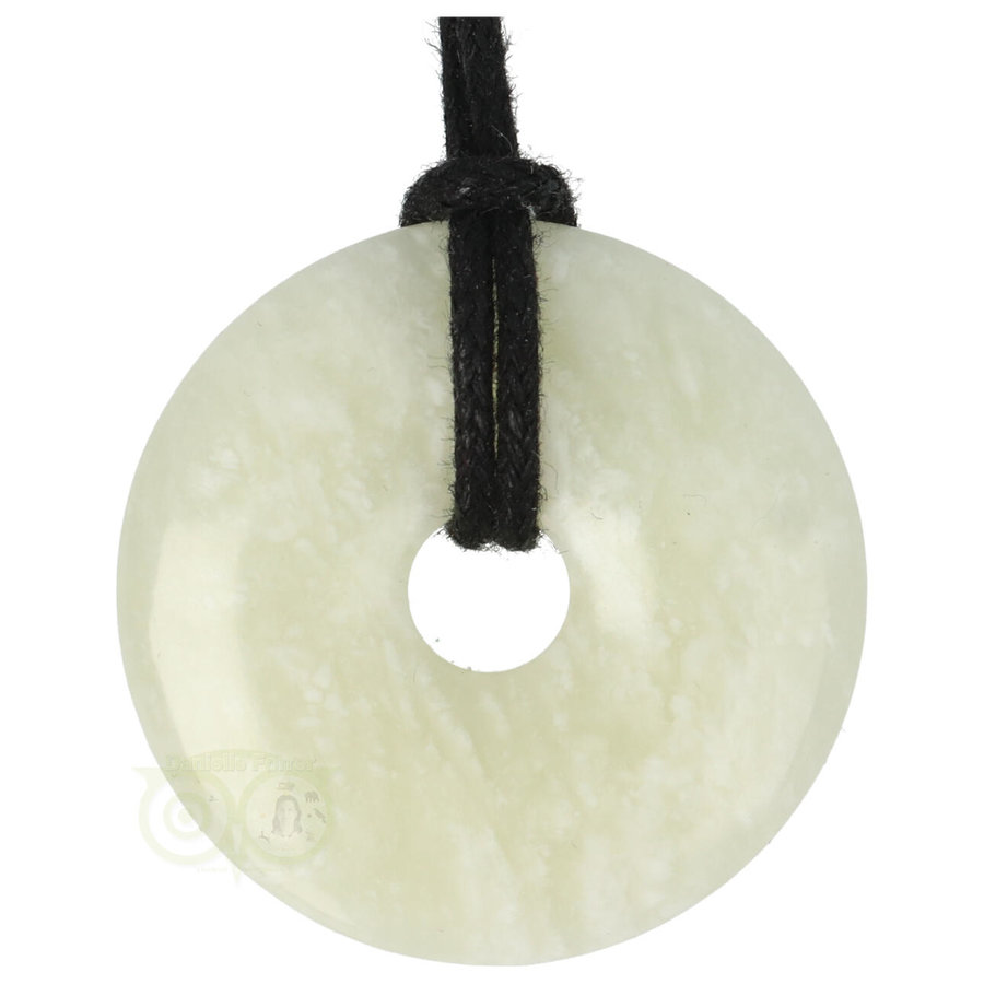 Serpentijn ( New Jade )  Donut Nr 3 - Ø 4  cm-2