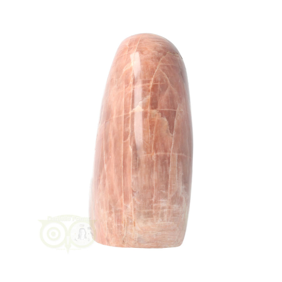 Roze Maansteen sculptuur Nr 20 -  484 gram - Madagaskar-5