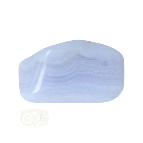 Chalcedoon trommelsteen (blauw) Nr 18 