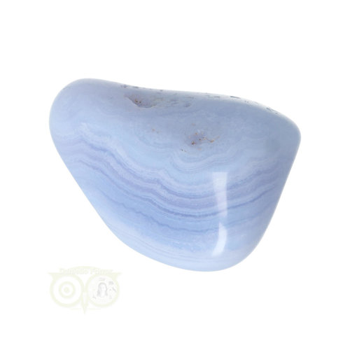 Chalcedoon trommelsteen (blauw) Nr 22 