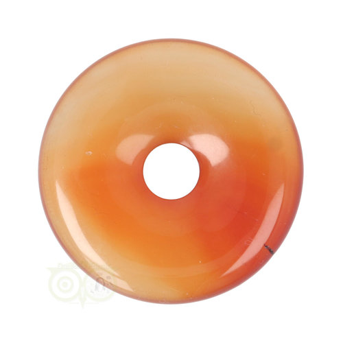 Carneool Donut hanger Nr 7 - Ø 4 cm 