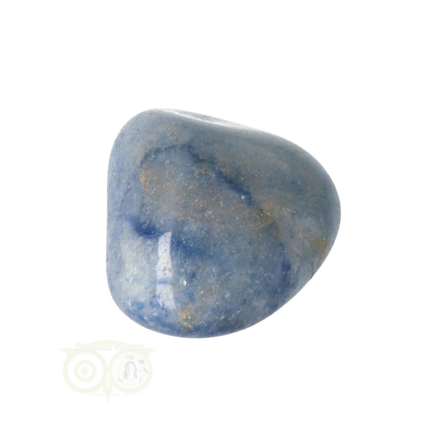 Blauwe kwarts trommelsteen Nr 12- 28 gram-5