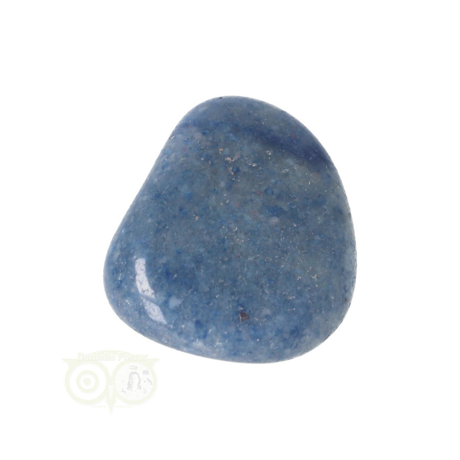 Blauwe kwarts trommelsteen Nr 12- 28 gram-10