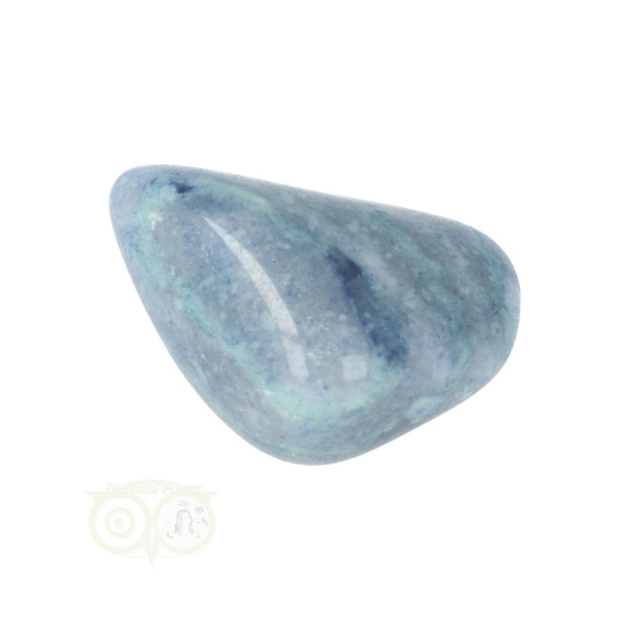Blauwe kwarts trommelsteen Nr 14- 34 gram-4