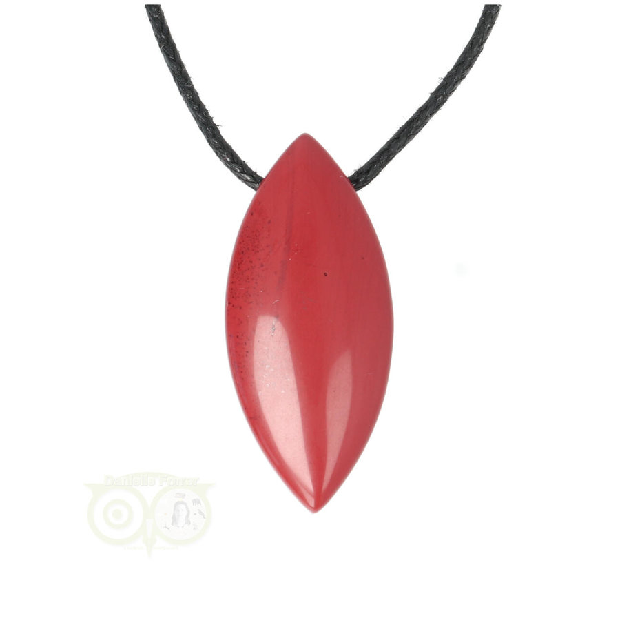 Rode Jaspis ovaal hanger Nr 11 - 11 gram-4