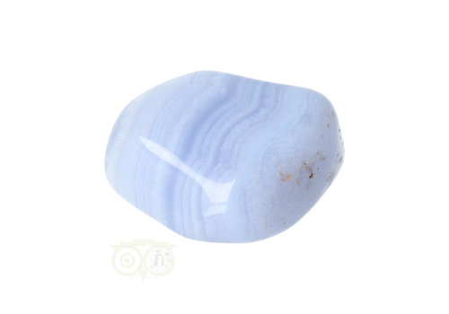 Chalcedoon trommelsteen (blauw) Nr 29 