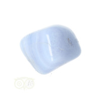 Blauwe Chalcedoon ( Blue Lace Agaat ) trommelsteen Nr 30 - 29  gram