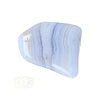 Blauwe Chalcedoon ( Blue Lace Agaat ) trommelsteen Nr 32 - 28  gram