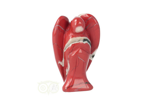 Rode Jaspis Engel ± 5 cm Nr 9 