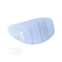 thumb-Blauwe Chalcedoon ( Blue Lace Agaat ) trommelsteen Nr 34 - 23  gram-8