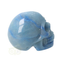thumb-Blauwe kwarts schedel Nr 8 - 90 gram-8