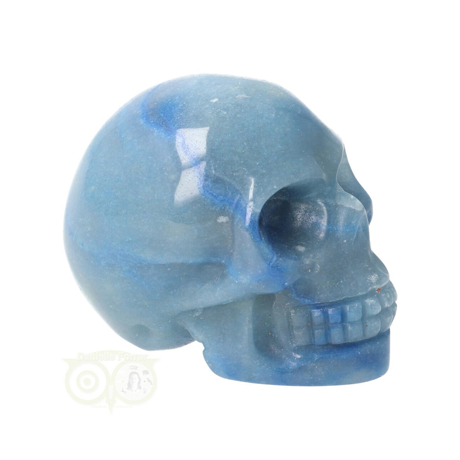Blauwe kwarts schedel Nr 8 - 90 gram-10