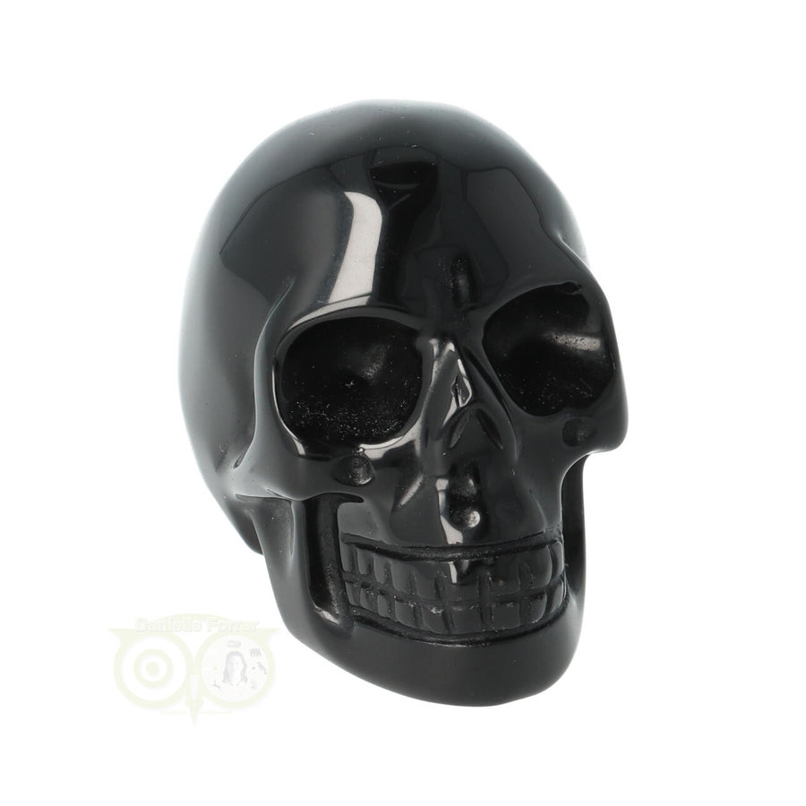 Zwarte Obsidiaan schedel Nr 9 - 75 gram-3