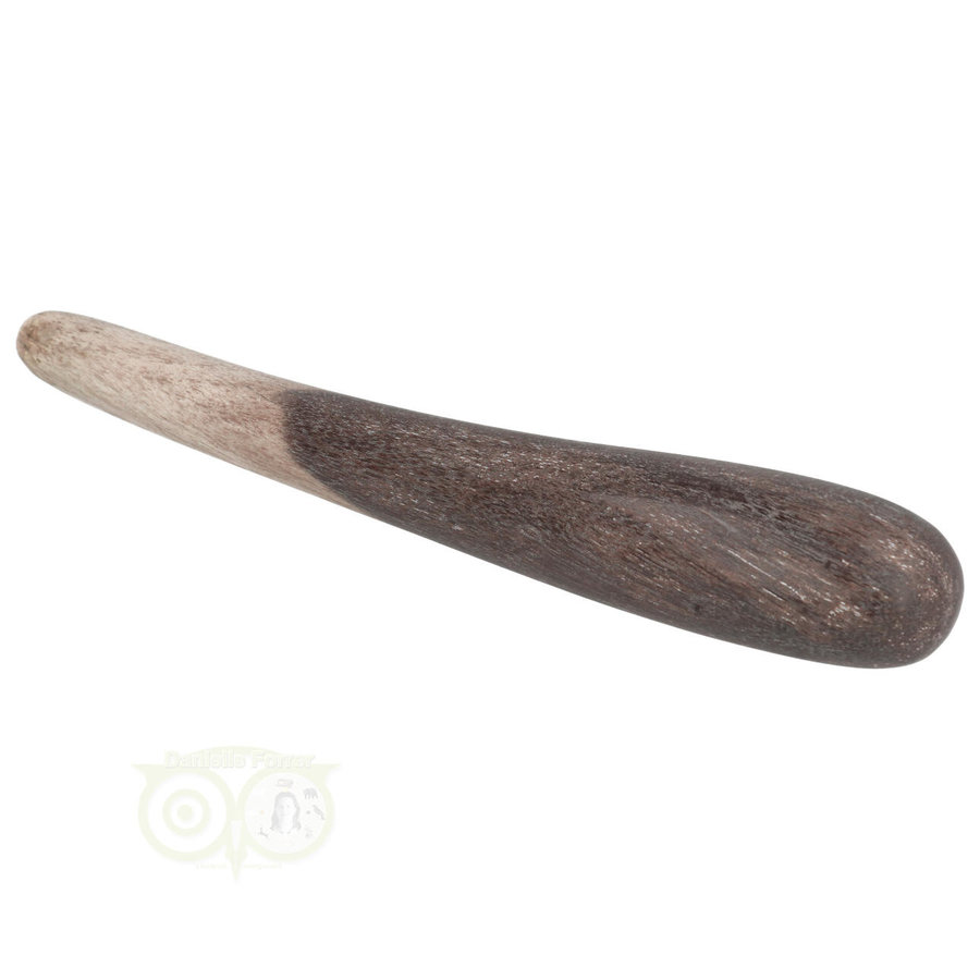 Versteend hout massagestaaf  Nr 34 - 173 gram - Java-1