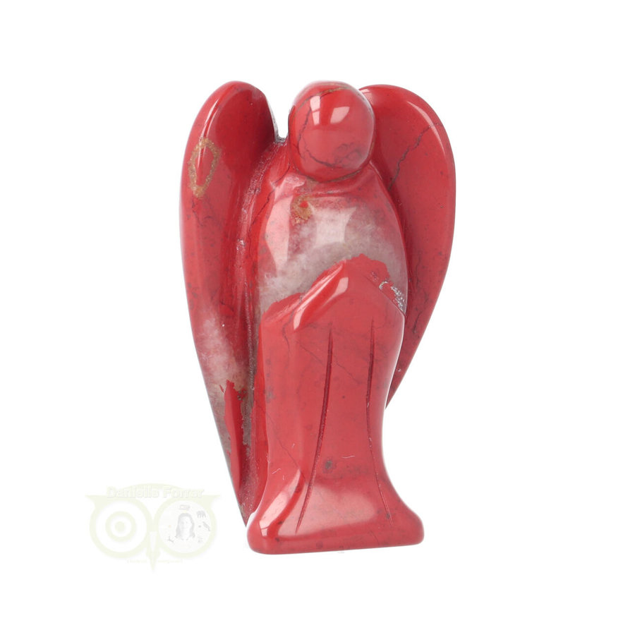 Rode Jaspis Engel ± 5 cm Nr 11 - 37 gram-1