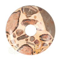 thumb-Kalkooliet - Leopardiet (oncoliet) Donut Nr 7 - Ø 4 cm-1