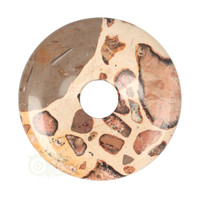 thumb-Kalkooliet - Leopardiet (oncoliet) Donut Nr 7 - Ø 4 cm-3