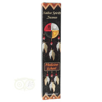 Native spirits wierook Medicijnwiel - Musk  -12 sticks
