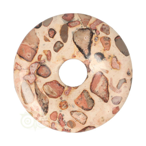 Kalkooliet - Leopardiet  Donut Nr 9 - Ø 4 cm 