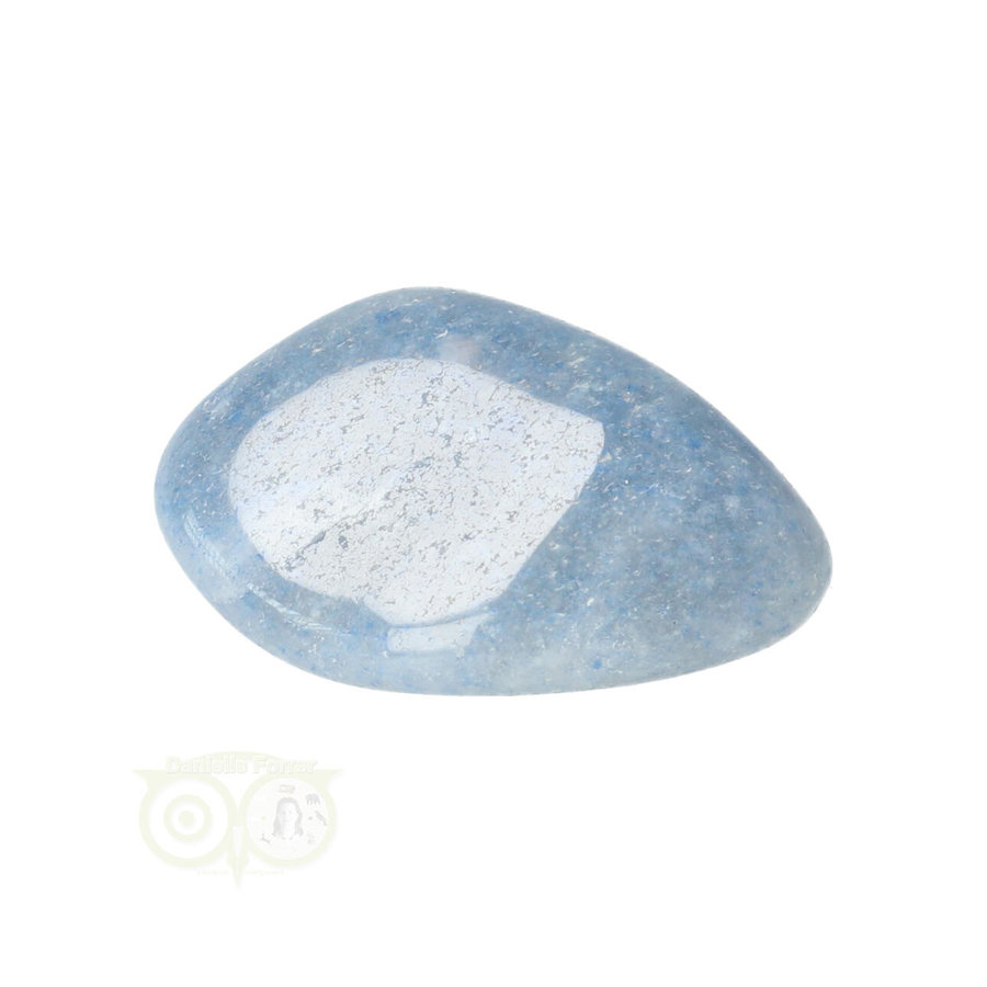 Blauwe kwarts trommelsteen Nr 20 - 24 gram-1