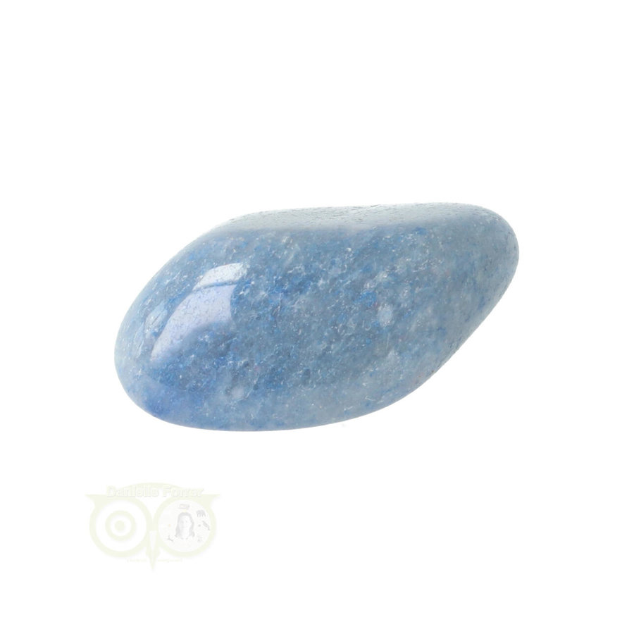 Blauwe kwarts trommelsteen Nr 20 - 24 gram-3