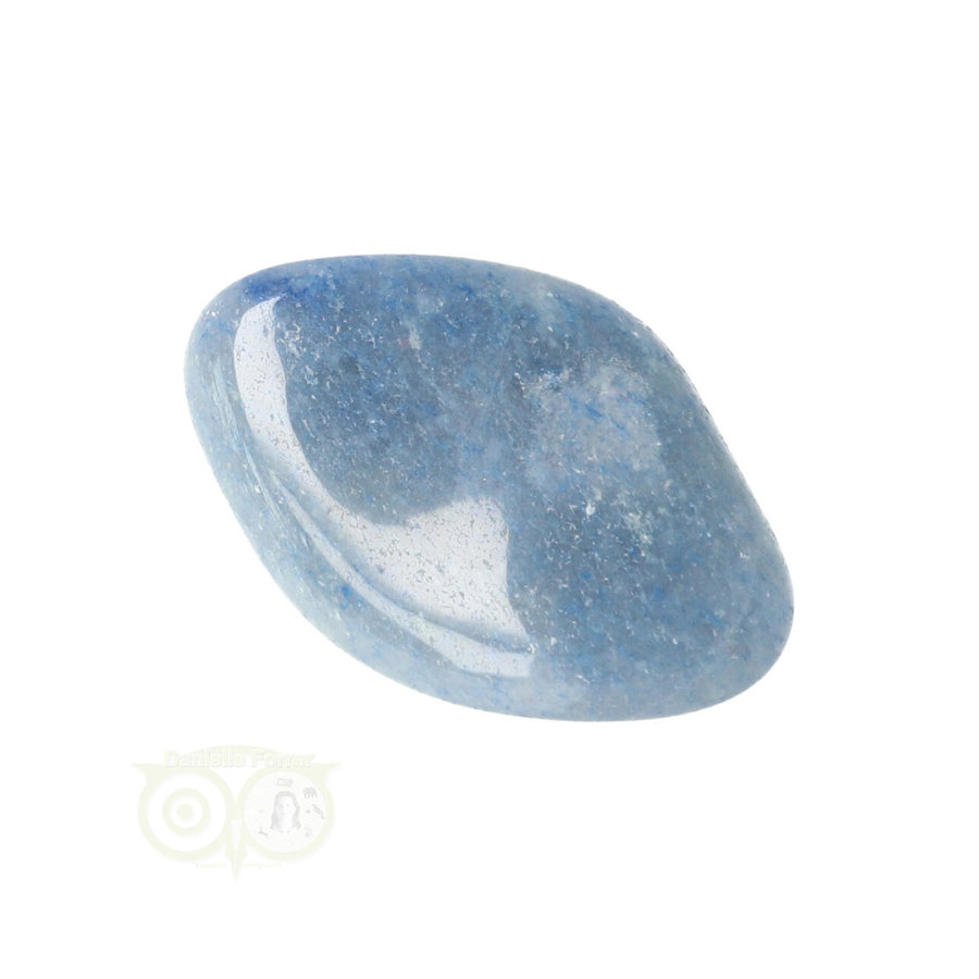 Blauwe kwarts trommelsteen Nr 20 - 24 gram-6