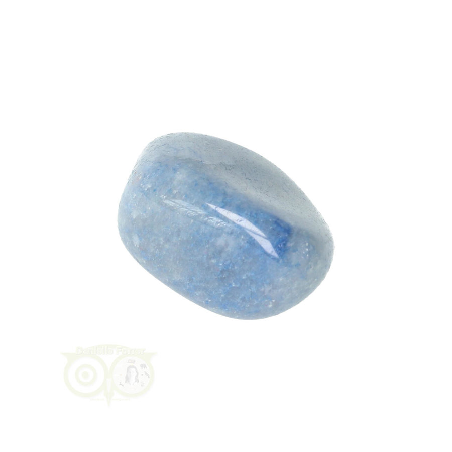 Blauwe kwarts trommelsteen Nr 20 - 24 gram-9