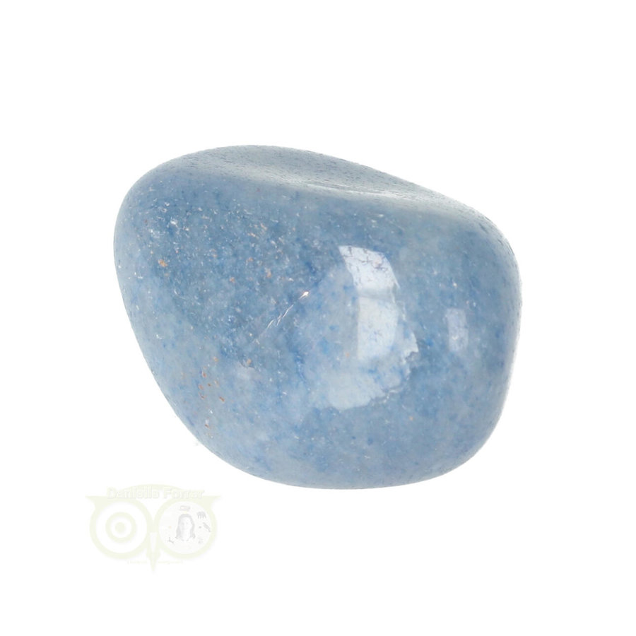 Blauwe kwarts trommelsteen Nr 21 - 43 gram-4