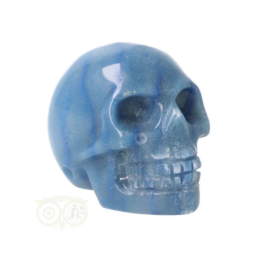 Blauwe kwarts schedel Nr 18 - 103 gram-1