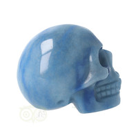 Blauwe kwarts schedel Nr 19 - 102 gram